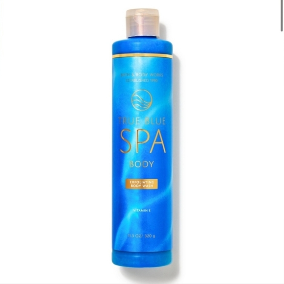 Bath & Body Works True Blue Spa Exfoliating body wash 11.3 oz Shea NWT - Picture 1 of 3